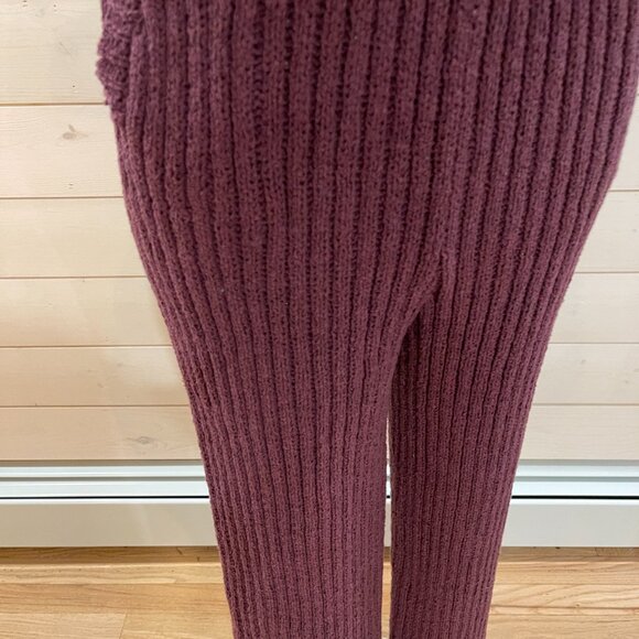 063 Free People Beach Cohen Sweater ribbed overalls NWOT Size Large - Picture 7 of 7